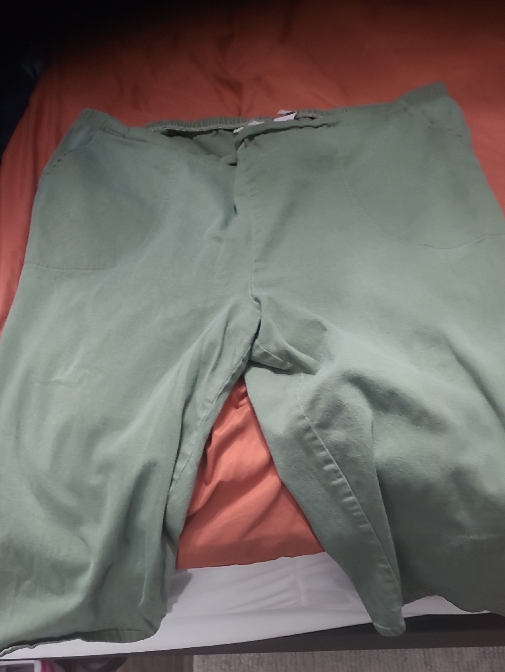 White Stag Olive Green Track Joggers